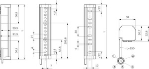 Cortinas de Luz de Seguridad SICK Serie C4C C4C-EC03010A10000 de Gran Venta, 24V, Rango de Escaneo de 4.5m - Product Image 3