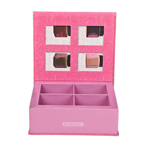 Caja de Regalo Magnética Rosa de Cartón Rígido con Logotipo Personalizado de Lujo para Juego de Frascos de Vidrio para Miel - Product Image 1