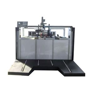 Máquina encoladora de carpetas de cajas de cartón corrugado semiautomática adecuada para cartón corrugado de 3 5 7 capas - Product Image 1