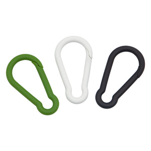 Plastic Carabiners PP <b>Hooks</b> Multi-Purpose Bag Hanging Accessories Green White Black Solid Color User-Friendly <b>Hook</b> Spring 2025 - Product Image 1