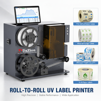 Nouvelle imprimante jet d'encre UV automatique professionnelle Dazion 600 dpi pour étiquettes numériques couleur sur rouleau, machine d'étiquetage pour bouteilles de vin