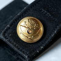 Kancing Logam Antik Khusus dari Paduan Seng Berlapis Emas, Kancing Logam Berukir USLSS Life Saving Service untuk Seragam Maritim Vintage, Mantel, dan Manset