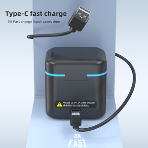<span class=keywords><strong>Chargeur</strong></span> de <span class=keywords><strong>batterie</strong></span> professionnel triple baie Hongdak pour <span class=keywords><strong>GoPro</strong></span> <span class=keywords><strong>HERO</strong></span> 9 10 11 12 - Seul le <span class=keywords><strong>chargeur</strong></span>, accessoire idéal pour le kit d'accessoires <span class=keywords><strong>GoPro</strong></span> - Product Image 5