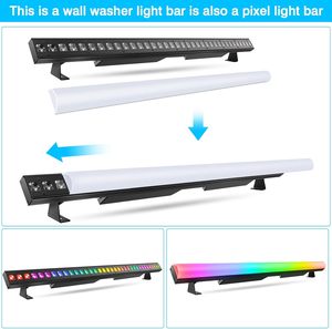 Oppsk 36x3W RGBW 4in1 dẫn chùm rửa thanh ánh sáng với có thể tháo rời len DMX điều khiển cho DJ ánh sáng sân khấu - Product Image 4