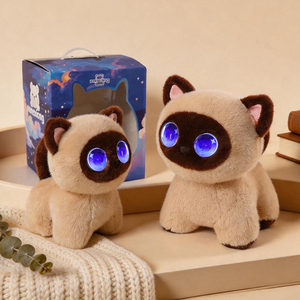 Robot <span class=keywords><strong>Chat</strong></span> Intelligent Interactif en Peluche Électrique Musical Chantant et Dansant, Jouet en Peluche en Coton PP, Cadeau pour Enfants, Compagnon Électronique, Vente en Gros - Product Image 3