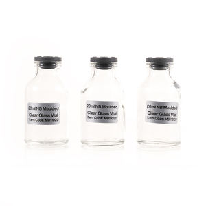 ADVANTRIO EMBALAGEM Atacado 20ml claro Moldado Frascos De Injeção para Antibióticos Frasco De Vidro Garrafa De Vidro - Product Image 2