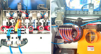 Scie circulaire industrielle horizontale à fonction automatique, cylindre SMC, double efficacité, moteur pour traitement rapide du bois