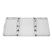 Table pliante moderne RJ en alliage d'aluminium pour extérieur, simple, à trois plis, pour salle à manger, salon ou stand de marché nocturne