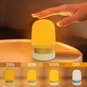 Patting Control 1W Battery Operated ABS <strong>Nightlight</strong> 1600K Amber 3-Level Dimmable LED <strong>for</strong> Kids <strong>Baby</strong> Nursery Bedroom - Product Image 3