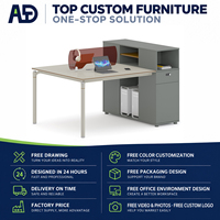 Vente directe d'usine, bureau de direction de haute qualité, table de bureau pour manager, bureau pour employés, mobilier de bureau