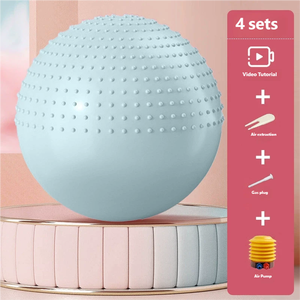 Pelota de Yoga de PVC a Prueba de Explosiones, Ecológica, Duradera y Suave para <span class=keywords><strong>Ejercicios</strong></span> de <span class=keywords><strong>Embarazo</strong></span>, 25 cm de Diámetro, Ligera - Product Image 3