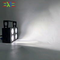 180W LED Quadratisches Vier-Augen-COB-Panel-Licht mit 4x50W LED COB Zweifarbigen Chips für Hochzeits-Disco-Tanzflächen und Teppichbeleuchtung