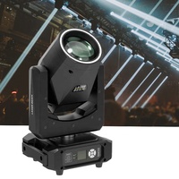 FEIYUEYUE Pro DMX 120W RGBW Laser Beam Moving Head Light avec double prisme IP33 Ra90 Effets 13 couleurs pour scène, concerts et événements
