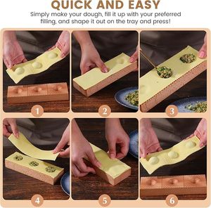 Doble cara Sunburst patrón de trigo Ravioletti moldes de madera Pasta <span class=keywords><strong>Ravioli</strong></span> tablero Triple <span class=keywords><strong>Ravioli</strong></span> moldes - Product Image 2