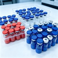 Bubuk Peptida Tembaga Biru WV Brand 99% GHK-Cu (Tembaga Tripeptida-1) Bahan Baku Kosmetik dengan COA & MSDS