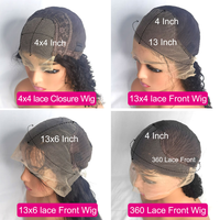 Perruques Lace wig brésiliennes naturelles Full Virgin HD, perruques Lace Front wig transparentes pour femmes noires