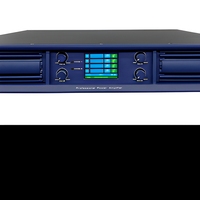 Amplificateur de puissance numérique de classe D 4 canaux 1300W, montage en rack 1U, amplificateur audio pour spectacles en direct et clubs