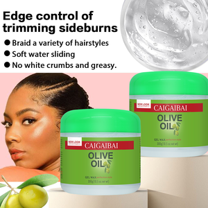 Vente directe Gel de <span class=keywords><strong>cire</strong></span> hydratante bord de maintien des cheveux contrôle instantané 4C perruque de cheveux tresse soignée <span class=keywords><strong>cire</strong></span> de cheveux <span class=keywords><strong>à</strong></span> l'huile d'olive - Product Image 5