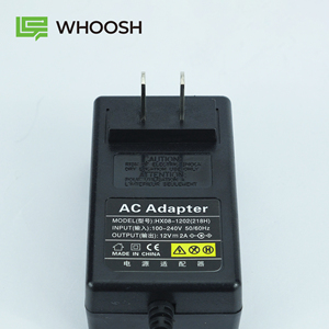 Adaptateur universel AC/DC <span class=keywords><strong>WHOOSH</strong></span> HX08-1202 12VDC 2A 24W Haute efficacité Boîtier en plastique PC pour USA/UK/EU - Product Image 2