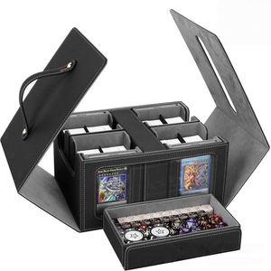 กล่องเก็บการ์ด Wanzhi Card Commander Display 5-in-1 จุการ์ดได้มากกว่า 400 ใบ แบบสองชุด วัสดุ PU พกพาสะดวก สำหรับเกมบนโต๊ะ - Product Image 3