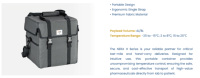 Caja de Paquetería Refrigerada para Hospital Serie H de NERA, 43 ° C Resistente al Calor Extremo 2-8 ° Asa ergonómica y correa de hombro acolchada