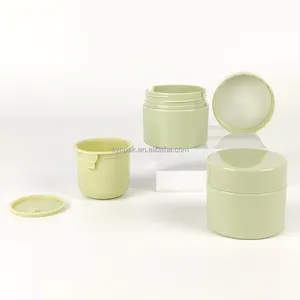 Eco-Friendly 50ml PETG Plastic Cosmetic Jars Recyclable Cream Jar Body Butter Containers