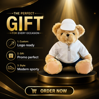 Ours en peluche personnalisé avec logo pour cadeau de magasin 4S