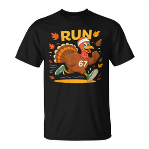 Camiseta Turkey Run 67 Meme Costume Thanksgiving Turkey Trot Squad - Product Image 2