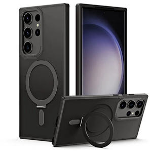 Không Dây Sạc Rõ Ràng Chống Sốc Trường Hợp Đối Với <span class=keywords><strong>Samsung</strong></span> <span class=keywords><strong>Galaxy</strong></span> S25 Siêu Cộng Với Đầy Màu Sắc Matte Cạnh Bumper Bìa Bảo Vệ Từ Tính - Product Image 1