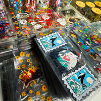 Transferts de sublimation personnalisés en verre bouteille DFT UV avec matériau PET de conception privée pour les transferts de fabricant d'étiquettes de produits avec impression de logo