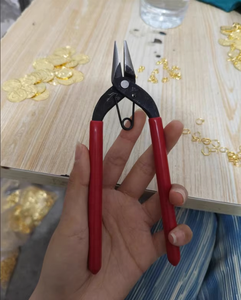Pince à bijoux en acier au carbone DIY, outils de bouclage de fil à ressort, pince à bec <span class=keywords><strong>rond</strong></span> plat à 9 broches pour la création de bijoux - Product Image 2