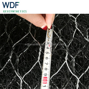 Gavión de acero reforzado geomat con alambre de malla de rejilla de acero gavión con malla de plástico - Product Image 4