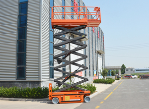 KCCL Best Selling 12m 320kg Aerial <b>Working</b> <b>Platform</b> Self-propelled Scissor Lift Construction Building Use Manlift - Product Image 4