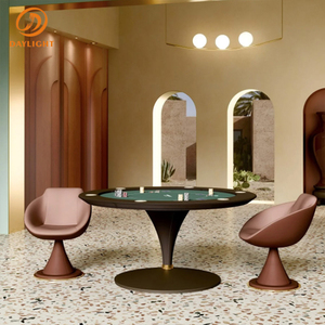<span class=keywords><strong>Fauteuil</strong></span> Tulip moderne et minimaliste, revêtement en <span class=keywords><strong>cuir</strong></span> PU rose/<span class=keywords><strong>marron</strong></span>, base sur piétement garnie d'éléments dorés, chaise longue - Product Image 3