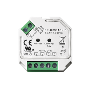 Módulo de Atenuación TRIAC AC con Control por Botón, Compatible con Lámparas LED, Halógenas e Incandescentes Atenuables, con Función de Ajuste de Brillo Mínimo - Product Image 2