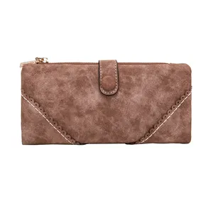 Miyin 2024 Hot Selling Vrouwen Portemonnee Lange Retro Dames Portemonnee Multifunctionele Portemonnee Kaarthouder Cartera Vrouwen Portemonnee