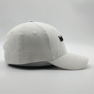 Tùy Chỉnh 3D Thêu Logo Nhựa <span class=keywords><strong>Strapback</strong></span> 6 Bảng Điều Chỉnh Trắng Dày Nhung Sợi CHA Mũ Bóng Chày Cap - Product Image 5