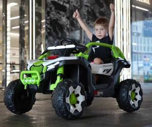 سيارة 12 فولت للأطفال مع جهاز تحكم عن بعد تعمل ببطارية بلاستيكية لعمر <span class=keywords><strong>3</strong></span>-12 سنة للأولاد والبنات - Product Image 4