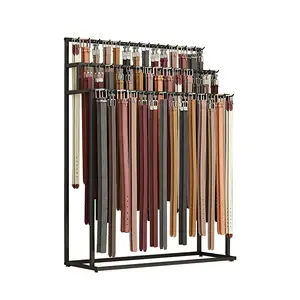 Metal Belt Display Stand Scarf Display Rack Shawls Purse Holder For Clothing Bedroom Store Retail