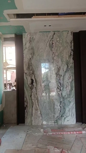 Losas de mármol verde <span class=keywords><strong>Vitoria</strong></span> de China Verde, azulejos de piedra Natural, corte personalizado para pisos, revestimiento de paredes, mesas y bañera de baño - Product Image 6