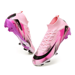 Botas de Fútbol para Hombre, Tobillo Alto, Parte Superior Transpirable de PU, Soporte de Tobillo, Suela de TPU, Diseñadas para Césped y Césped Artificial - Product Image 4