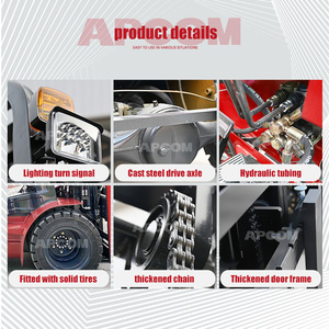 CE Heavy Duty Diesel Forklift Truck 20Ton 18Ton 16Ton 15Ton 14Ton 13Ton 12Ton 11Ton 10Ton 9Ton 8Ton 6Ton 5 Ton Port Fork Lift - Product Image 5