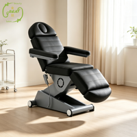 Mesa de Masaje Eléctrica con Función de Calefacción, Mesa de Tratamiento Hidráulica, Cama de Masaje con Calefacción, Mesa de Spa Ajustable para Salón