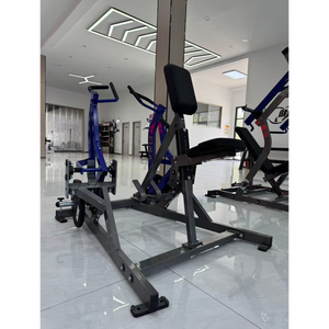 Máquina de remo sentado de tipo dividido con carga de placas de acero de grado comercial, equipo de gimnasio de alta resistencia, directo de fábrica, para entrenamiento de espalda y pecho - Product Image 3