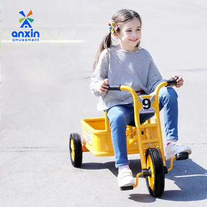 <span class=keywords><strong>Tricycle</strong></span> Anxin pour bébé, 2-7 ans, vélo d'équilibre pour enfants de maternelle, deux places, siège confortable en plastique et métal avec dossier - Product Image 2