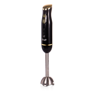Batidora de Mano RAF de 500W, Mezcladora de Alta Potencia, Acero Inoxidable, 4 Cuchillas, 2 Botones, Función para Triturar Hielo, Ideal para la Cocina Diaria - Product Image 4