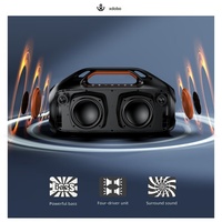 Haut-parleur sans fil d'extérieur 5.3, 160W, basses puissantes, 6 haut-parleurs, son surround à 360 degrés, étanche, design portable