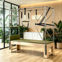 Cadillac de Pilates pour Studio, Table Trapèze en Bois d'Érable, Qualité Commerciale, Appareil Complet, Vente en Gros