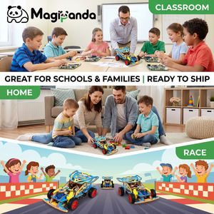 Coche de Carreras de Madera Ecológico e Inodoro con Control Remoto, <span class=keywords><strong>Kit</strong></span> de Bricolaje STEM, Coche RC, Juguetes Educativos para <span class=keywords><strong>Niños</strong></span> - Product Image 4