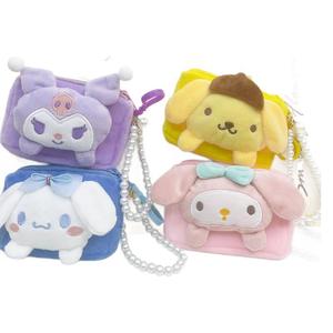 Monedero Estilo Japonés y Coreano, Cartera Pequeña Cuadrada con Diseño de Muñeca de Dibujos Animados, Bolsa de Almacenamiento para Monedas y Auriculares, Pequeño Regalo al por Mayor - Product Image 5